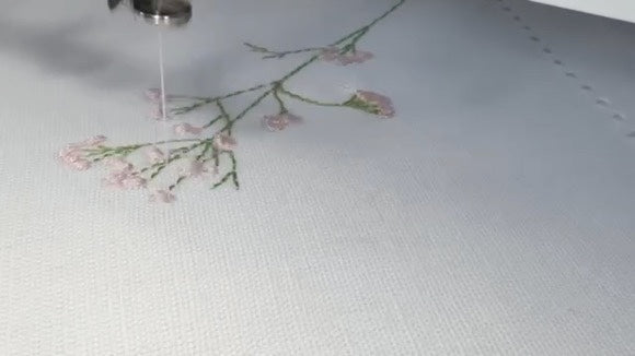 Embroidered Wildflower Linen Cocktail Napkins | Garden Party Hosting
