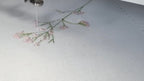 Embroidered Wildflower Linen Cocktail Napkins | Garden Party Hosting