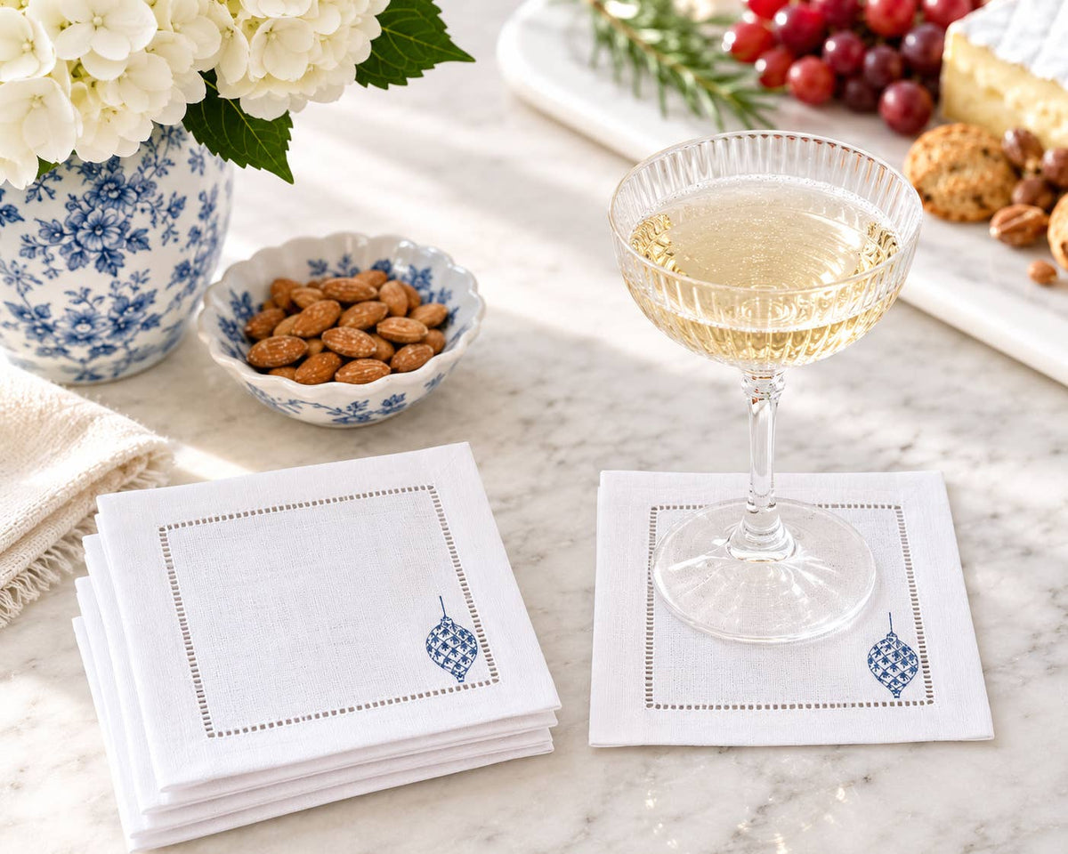 Chinoiserie Christmas Holiday Cocktail Napkins Holiday Gifts