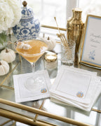 Linen Cocktail Napkins | Pumpkin | Thanksgiving Shop