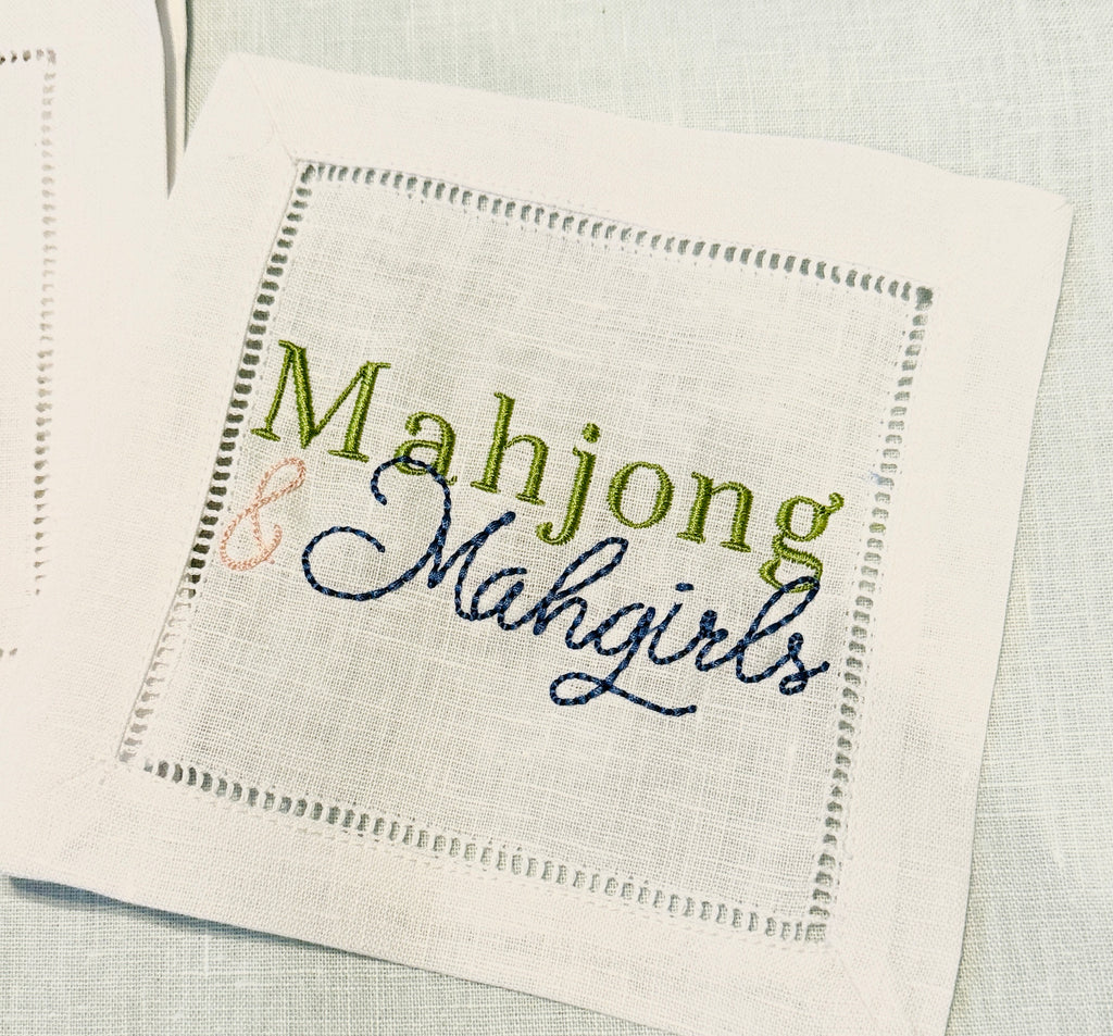 Mahjong & Mahgirls Cocktail Napkins