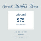 Sweet Humble Home Online Gift Cards