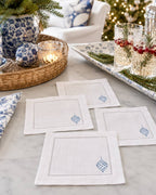 Chinoiserie Christmas Holiday Cocktail Napkins Holiday Gifts