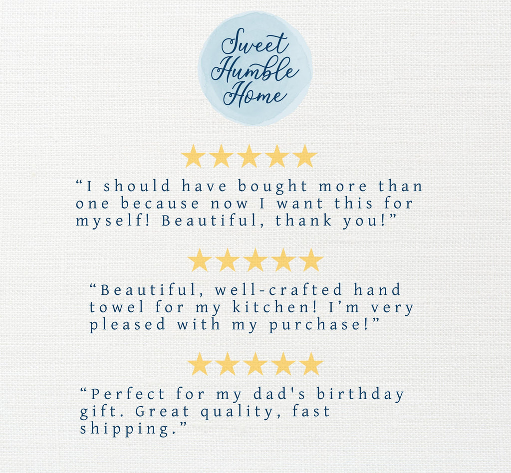 Three 5 star reviews of my business from people satisfied with what they ordered.