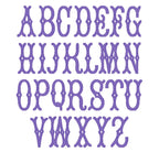 This is a picture of the alphabet in the font used in the design.