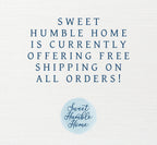 A graphic stating that all orders currently come with free shipping. Rush orders are also available for a fee. Contact us with more questions.