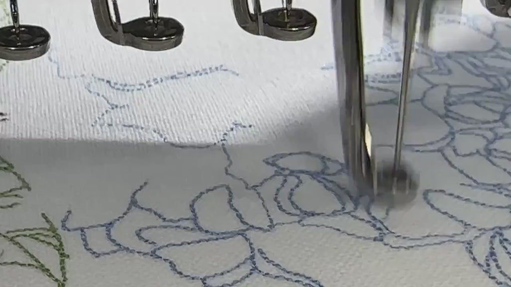 Hydrangea Plant Hanging Kitchen Towel Embroidered Old Money Aesthetic Spring Home Decor Blue and White Housewarming Gift New Home