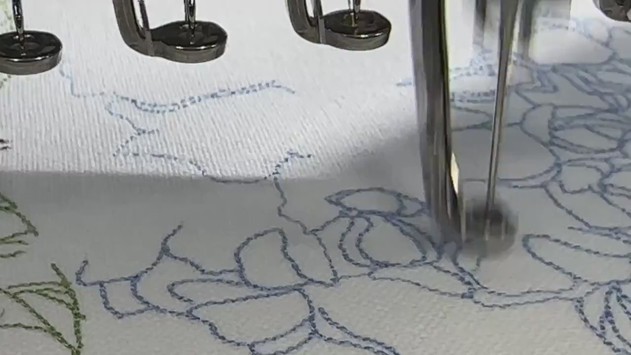 Hydrangea Plant Hanging Kitchen Towel Embroidered Old Money Aesthetic Spring Home Decor Blue and White Housewarming Gift New Home